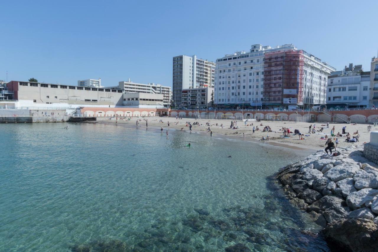 Stud Terras Ville Corniche 2 Pers Stat Gratuit Rue Modif Suivt Possib Et Accord Exclusif Marseille Exteriör bild