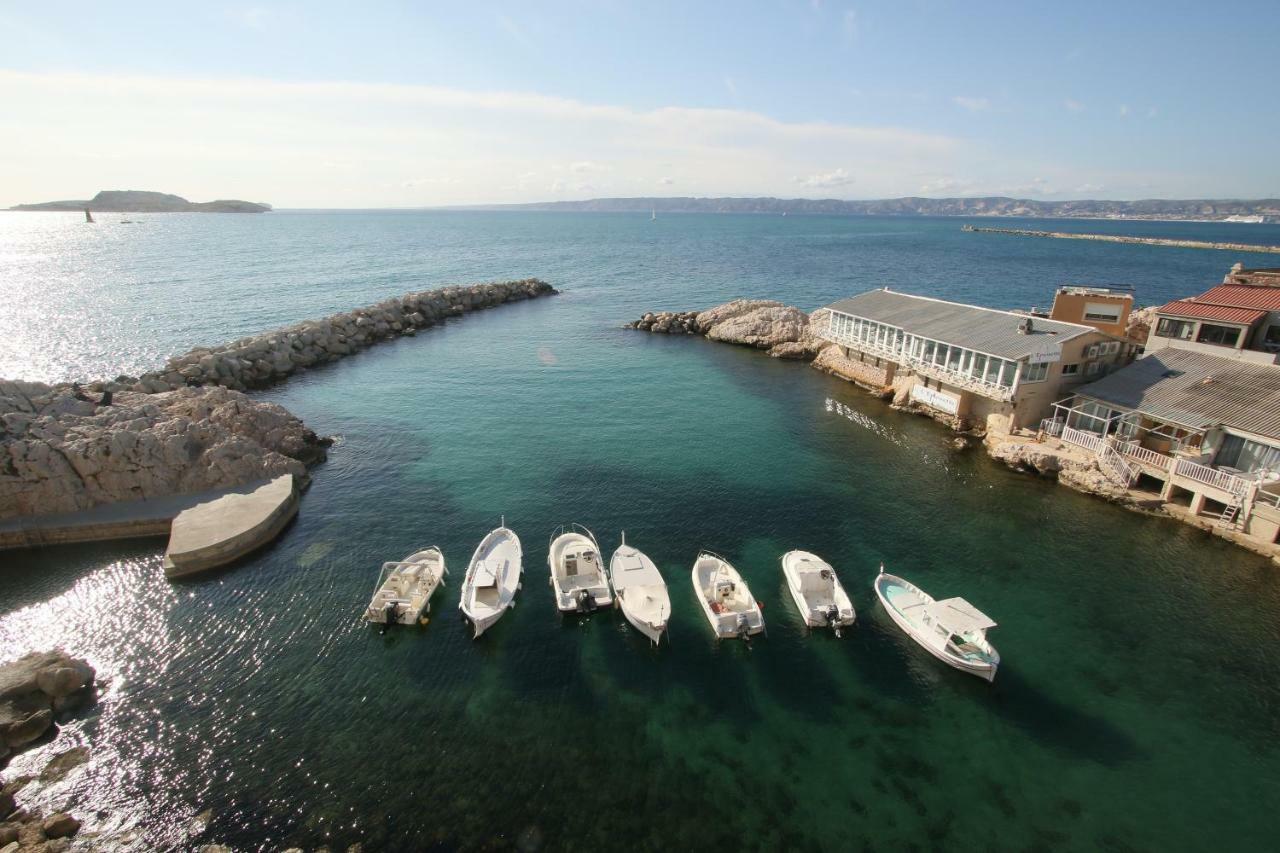 Stud Terras Ville Corniche 2 Pers Stat Gratuit Rue Modif Suivt Possib Et Accord Exclusif Marseille Exteriör bild